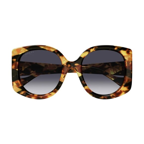B-102. Gucci Sunglasses Havanah Blue GG1257S - Picture 1 of 1